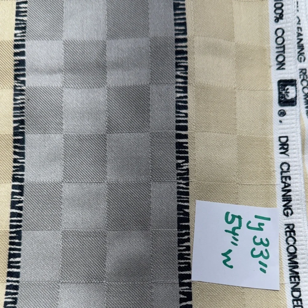 Striped Checkered Waverly decorator Fabric cotton 69” x 54”wide #456